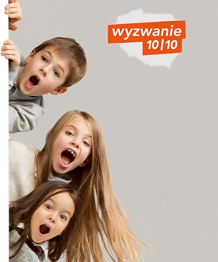 Dzieci wykonujące gesty