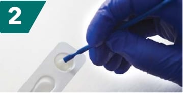 rozprowadzanie produktu na pędzlu