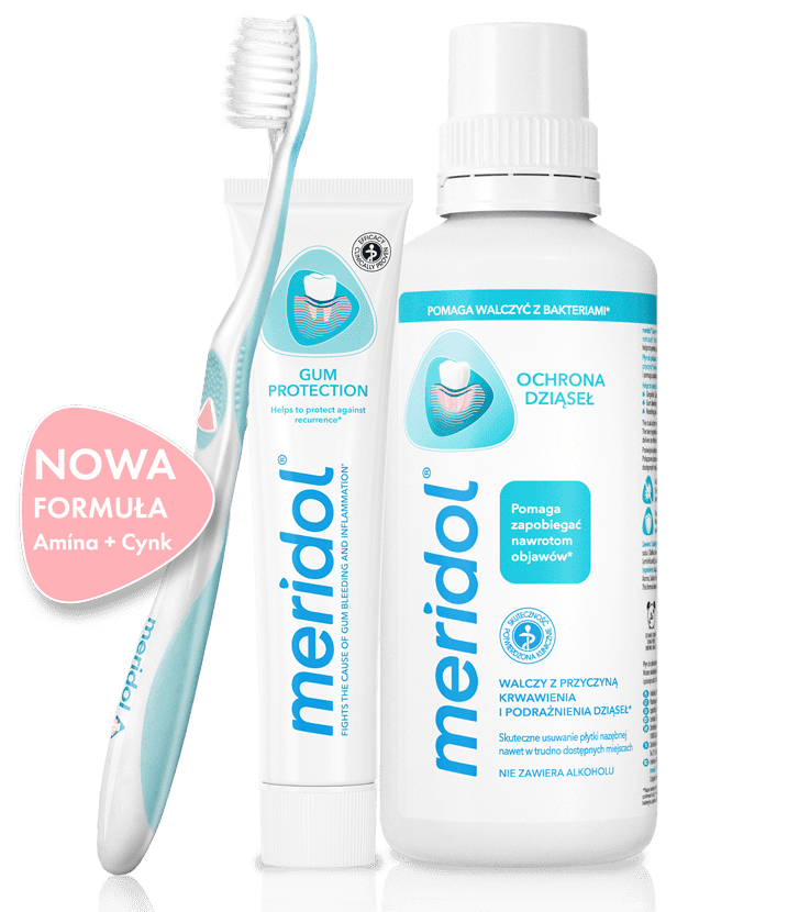 Wizualizacja nowych produktów Meridol